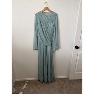 ASOS Light Blue Draped Maxi Dress